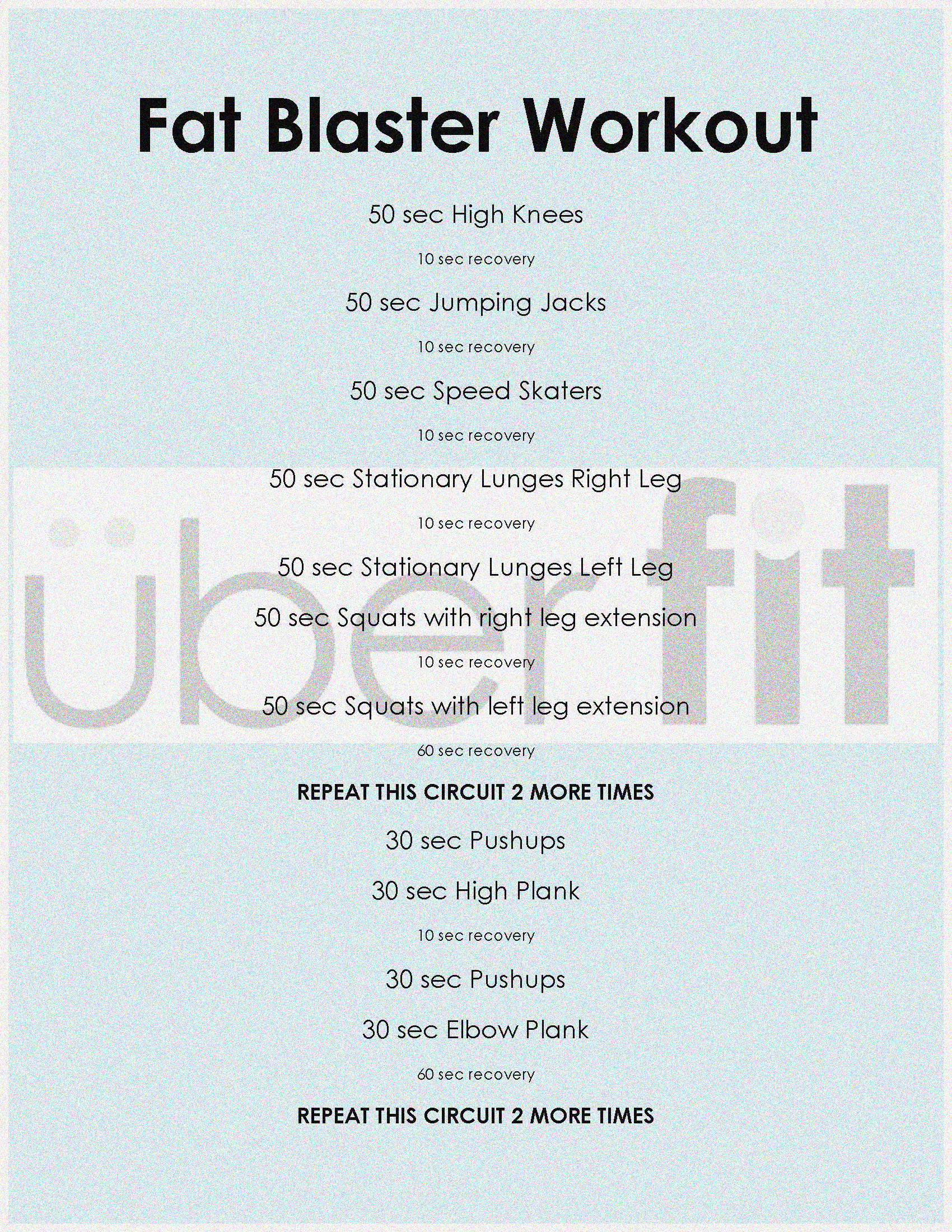 Fat Workout 23